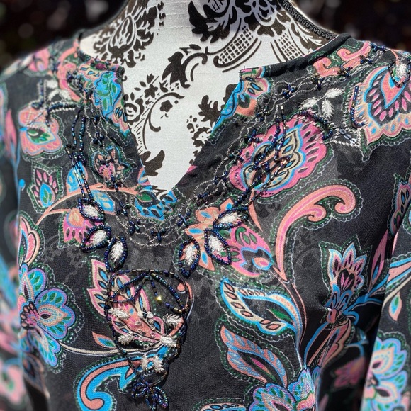 NWT NOTATIONS blouse size S - Picture 2 of 10